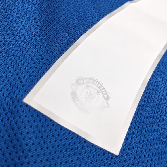 Ronaldo #7 Manchester United 2008/09 UCL Blue Away Nike Longsleeve Jersey - Picture 9 of 11